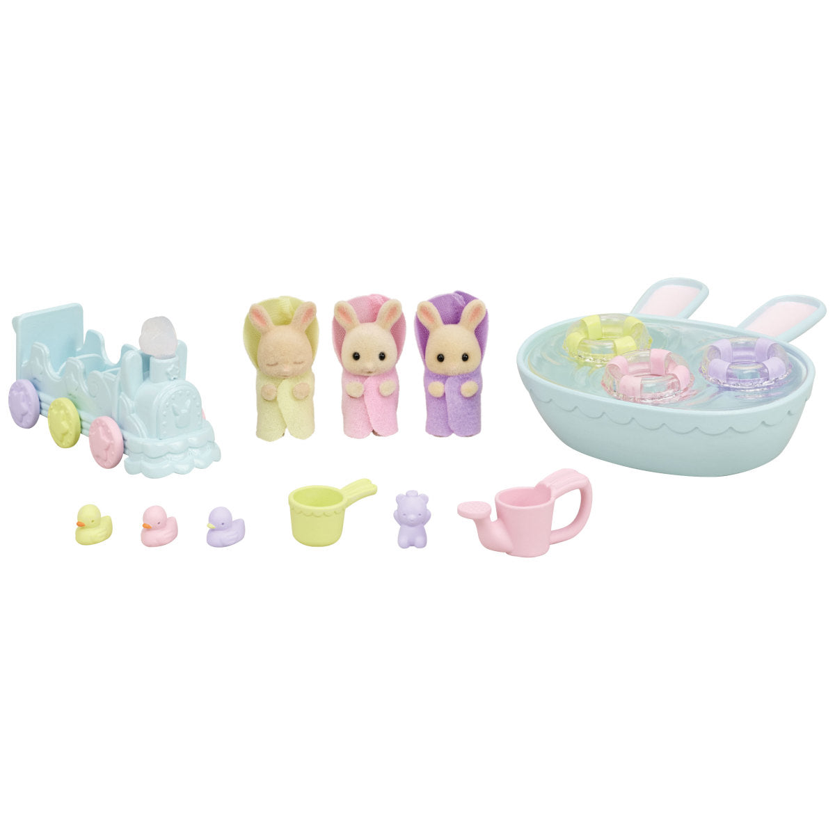 Triplets Bathtime Set