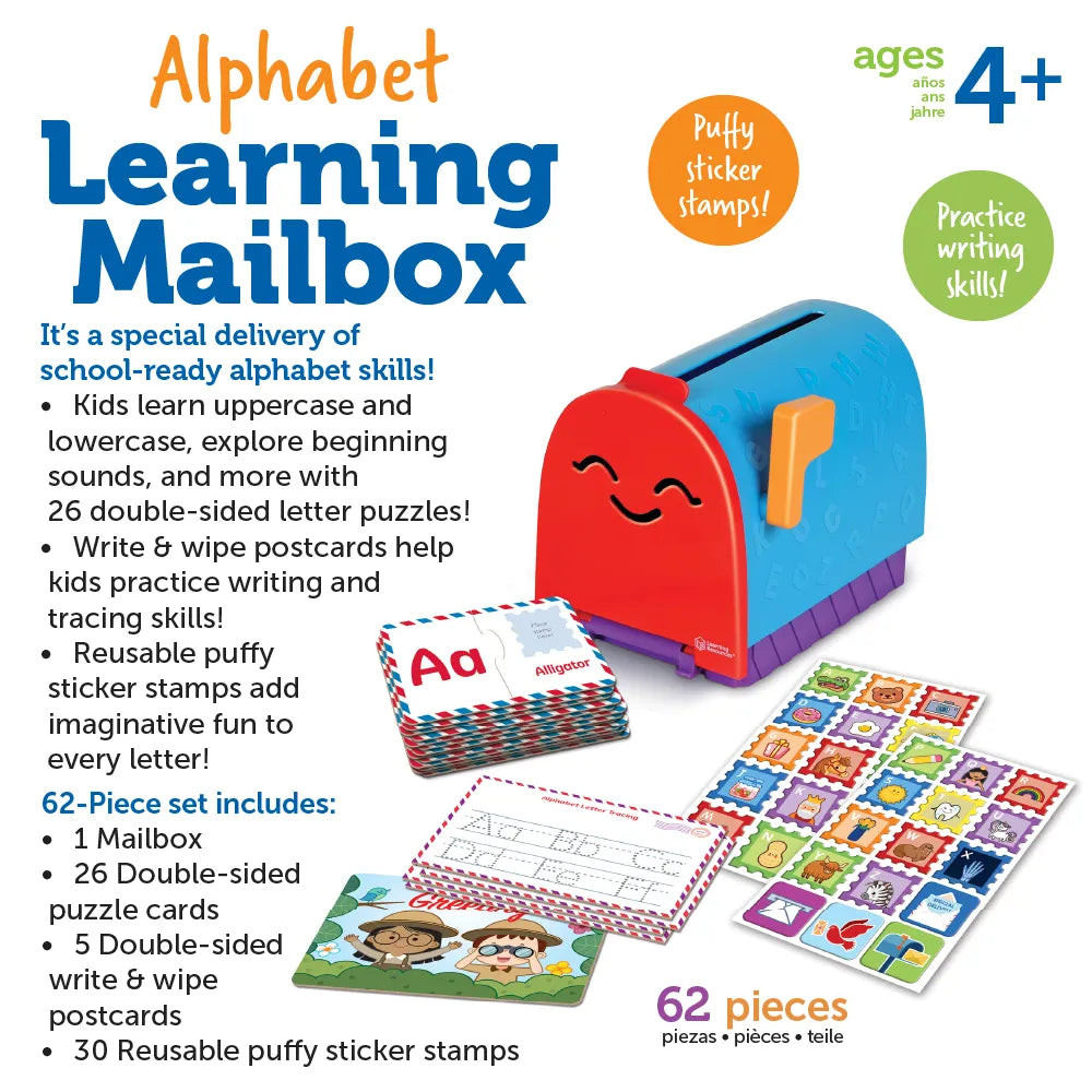 Alphabet Learning Mailbox