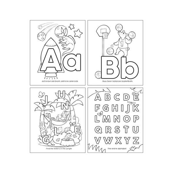 Color-In' Book My First ABC