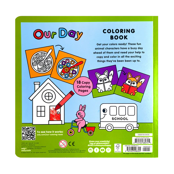 Our Day Coloring Book