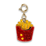 French Fries Glitter Charm