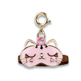 Gold Kitty Sleep Mask Charm