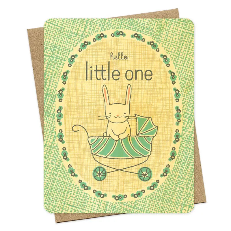 Little Bun Congrats Wood Card