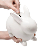 Ceramic Bunny Money Bank