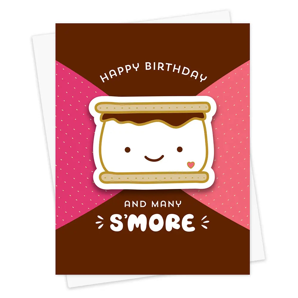 Birthday S'more Sticker Card