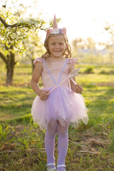 Pink Shimmer Unicorn Dress & Headband | Size 5-6