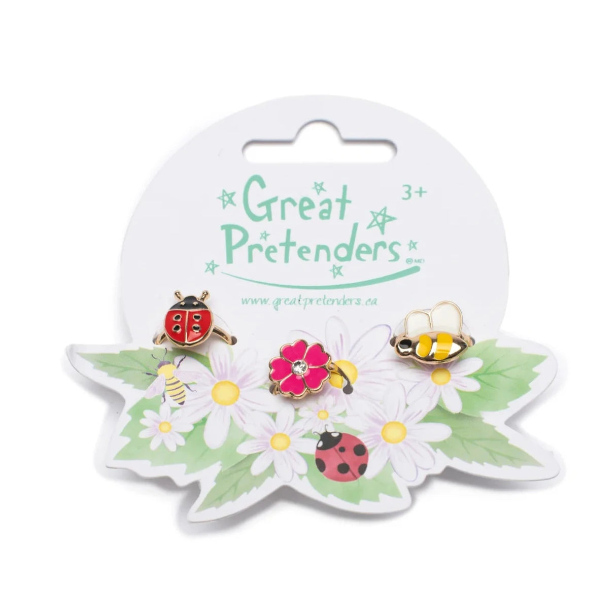 Ladybug Garden Ring Set