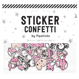 Frosty Friends Sticker Confetti