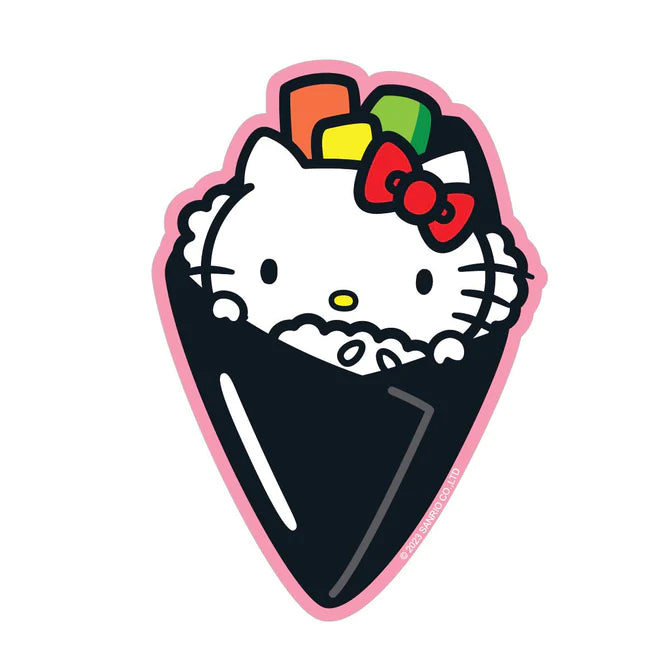 Hello Kitty Hand Roll Sticker