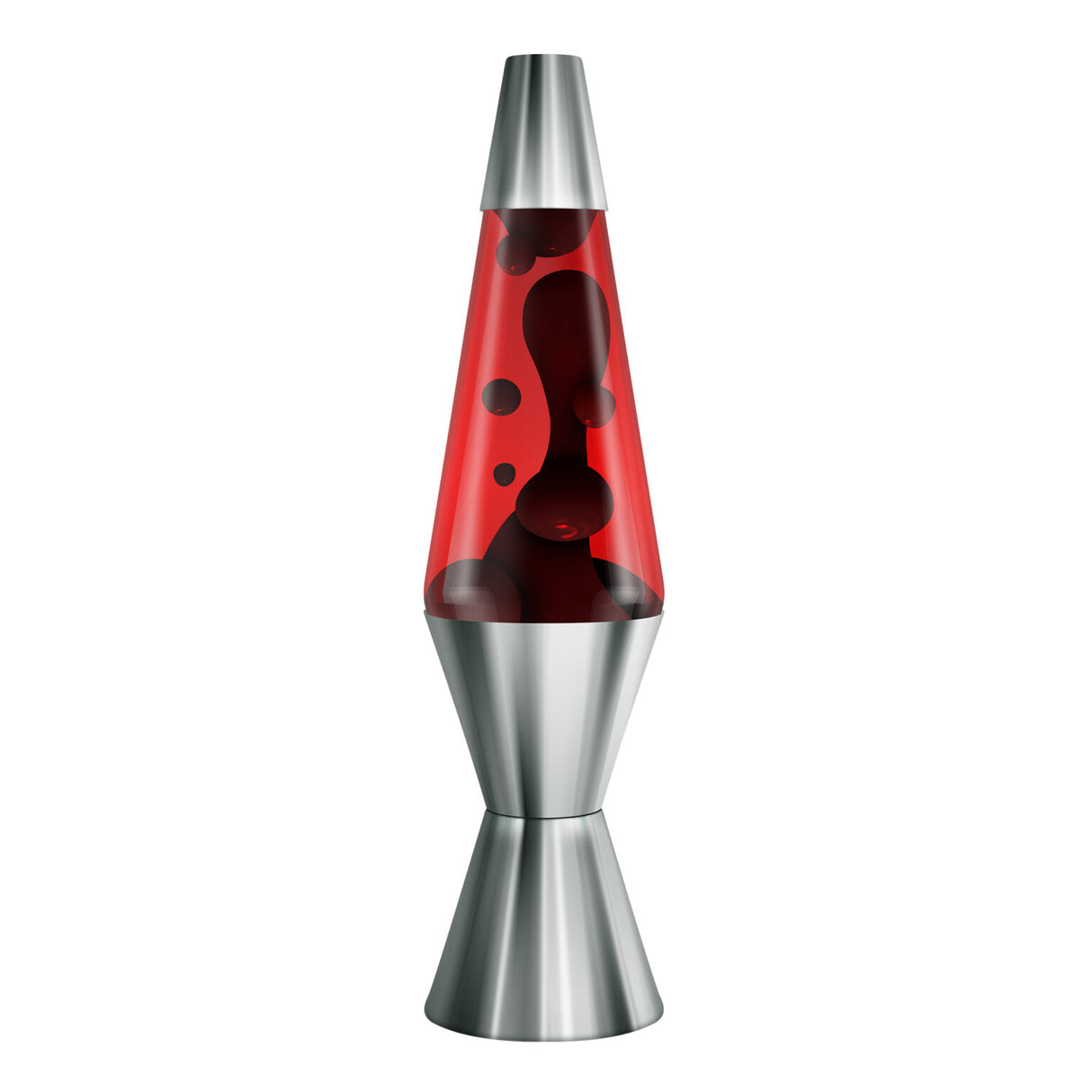 Lava Lamp | Chrome Plated Crimson