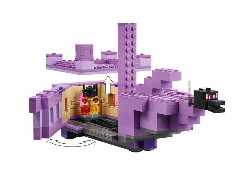 Minecraft The Ender Dragon and End Ship