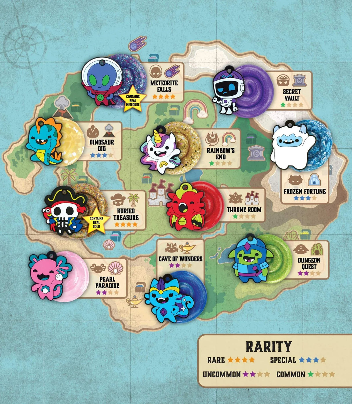 Mini Lost Treasure Guardians Thinking Putty