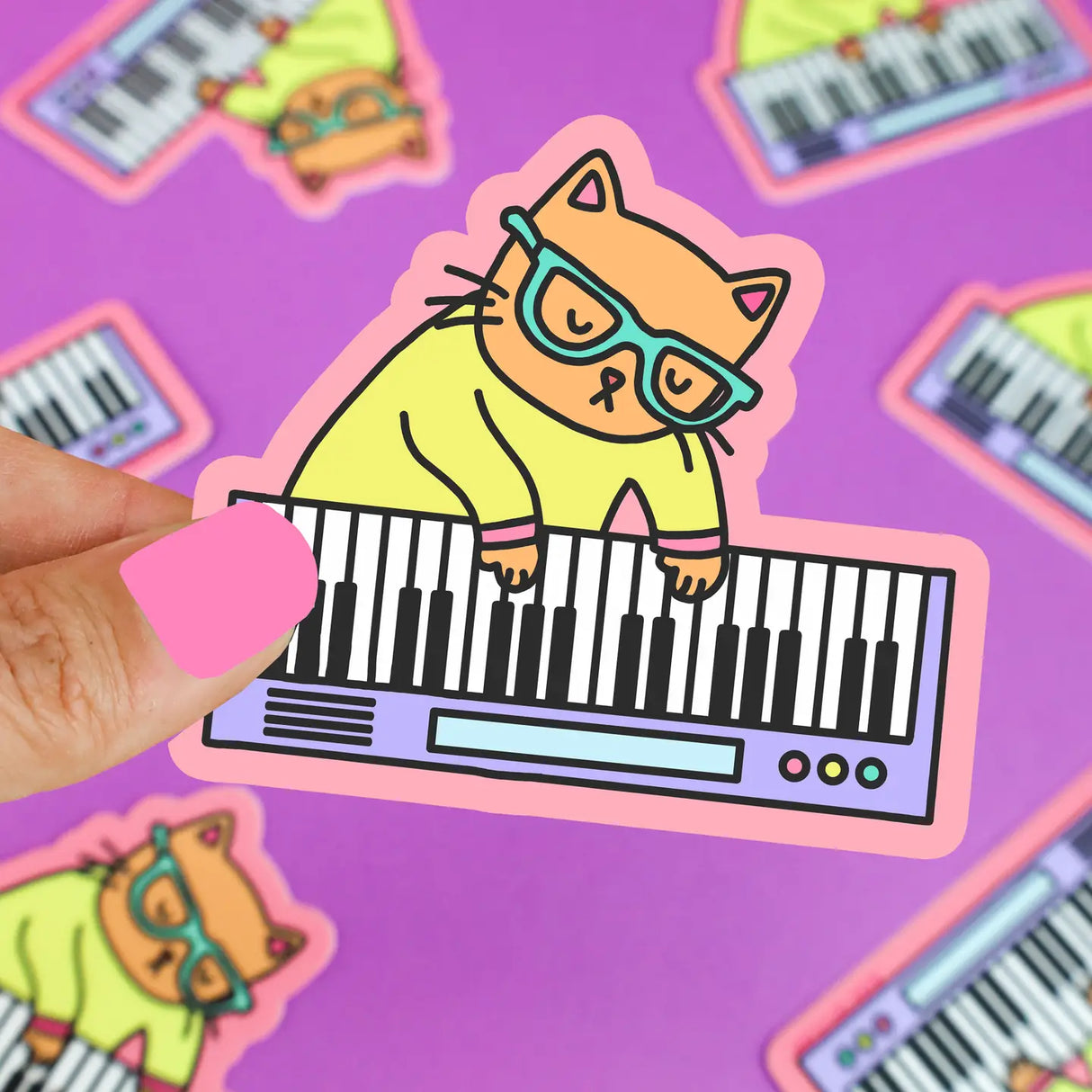 Keyboard Cat Sticker