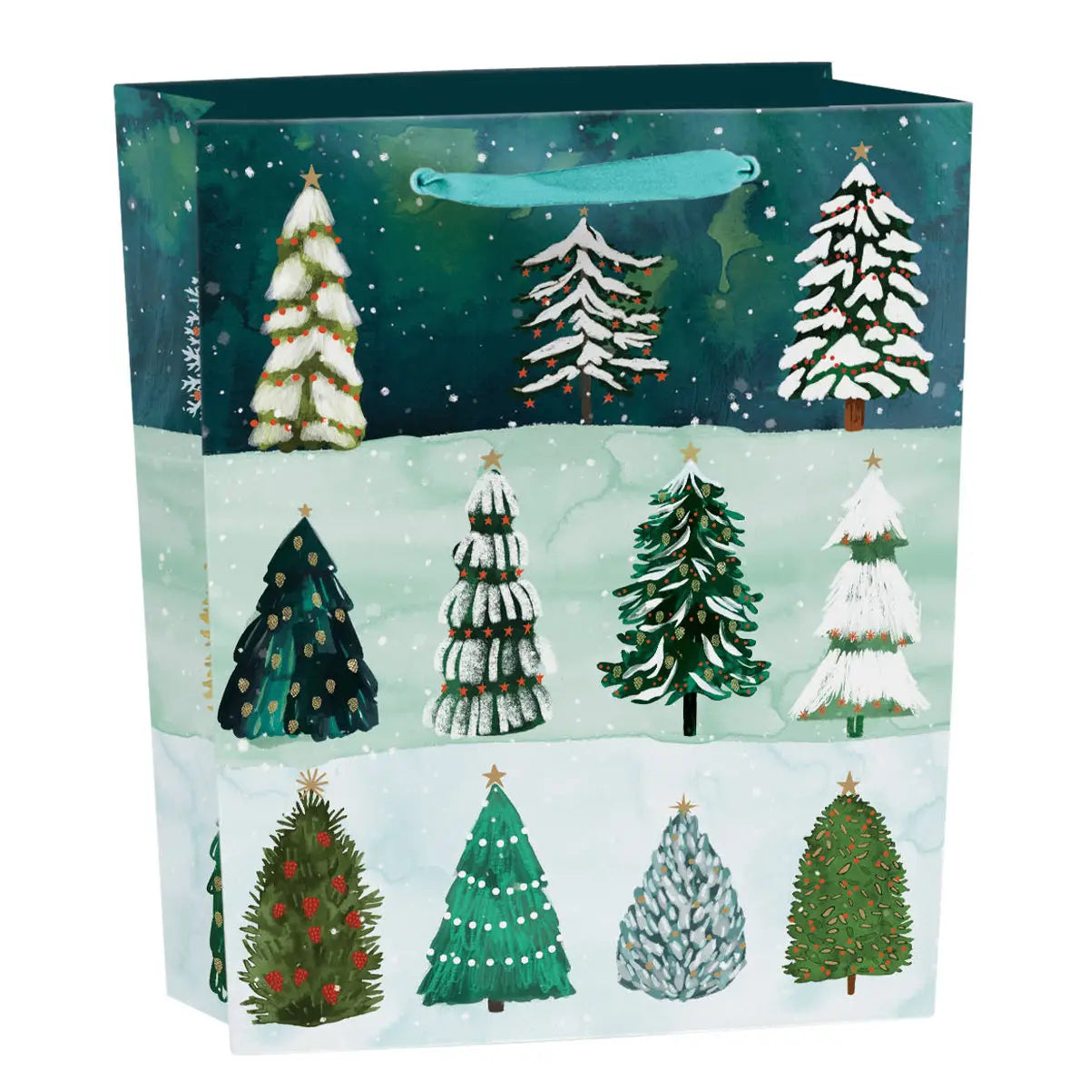 Festive Trees Gift Bag | Medium