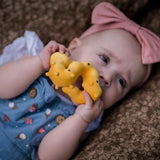 Organic Rubber Teether Rattle | Caterpillar