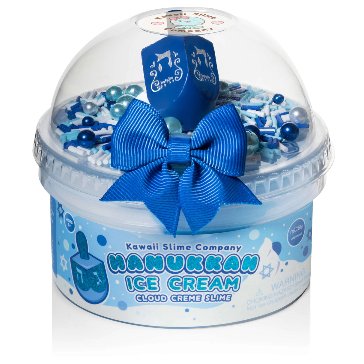 Hanukkah Ice Cream Cloud Cream Slime