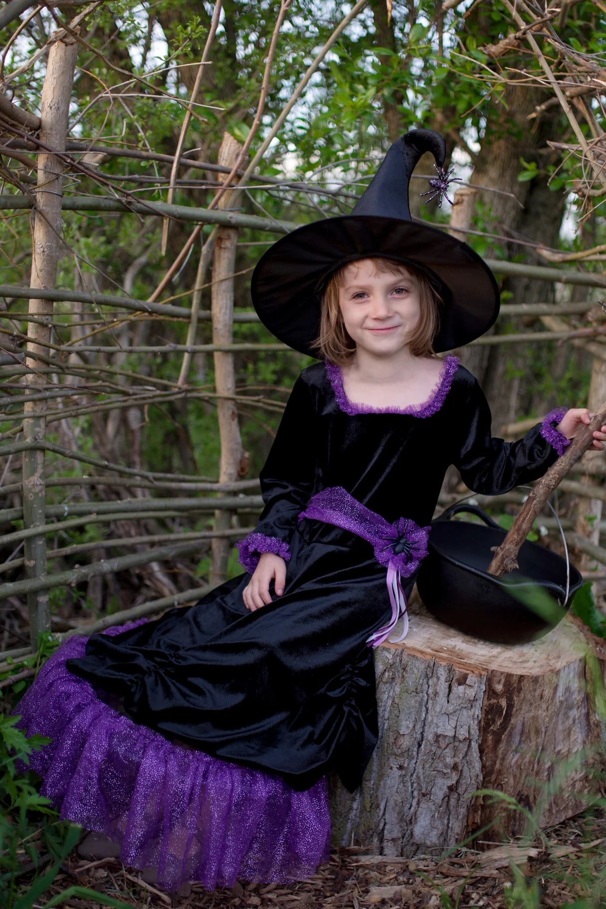 Vera the Velvet Witch Dress & Hat | Size 5-6