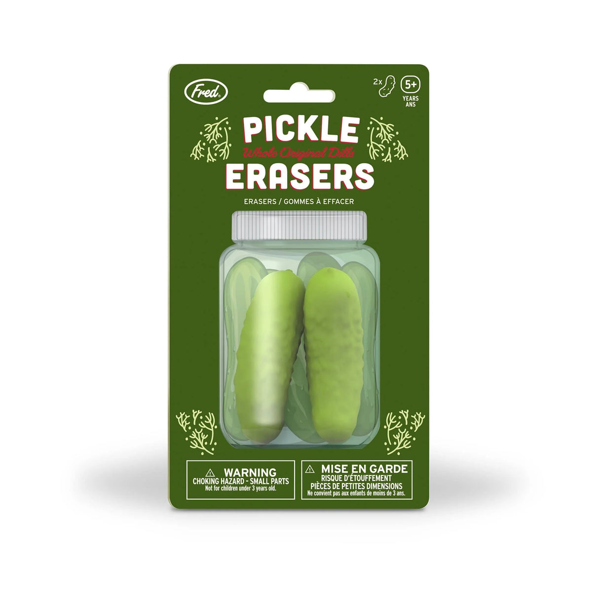 Pickle Erasers