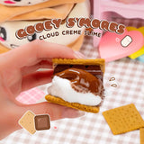 Gooey S'mores Cloud Cream Slime