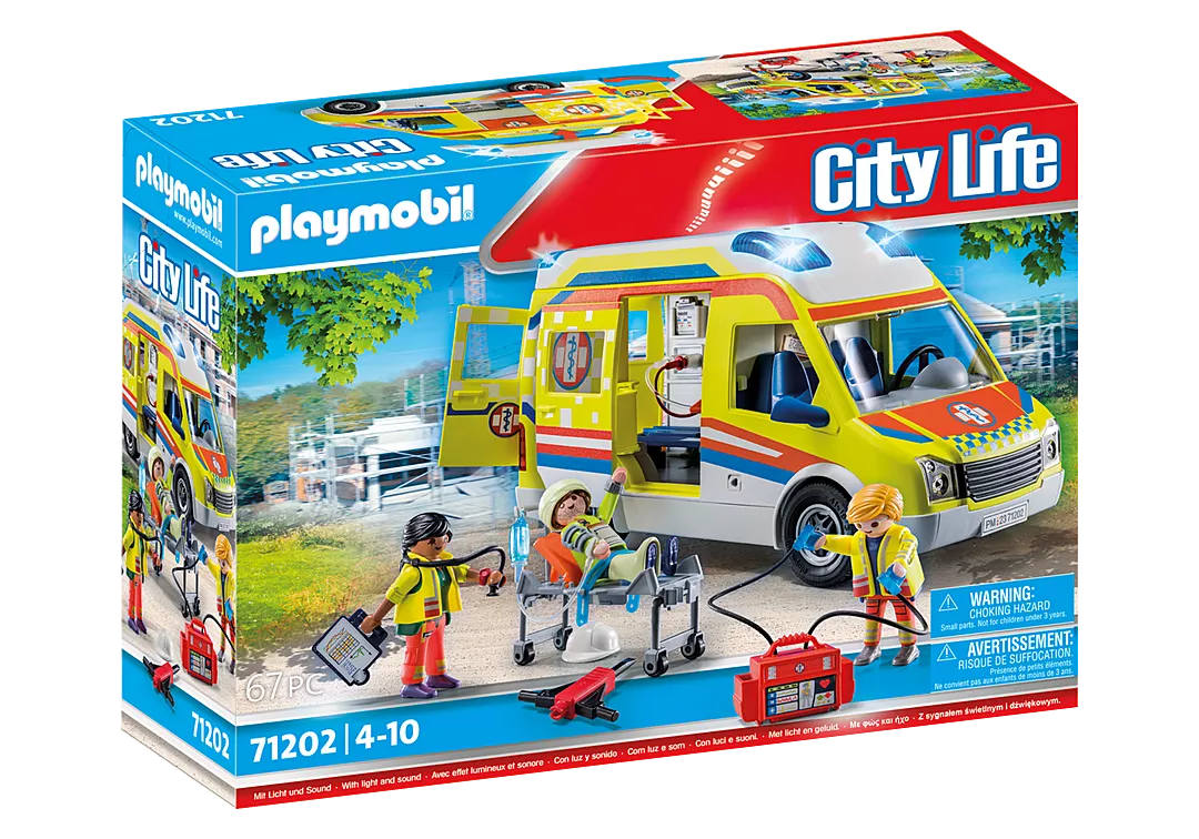 City Life | Ambulance w/Light & Sounds