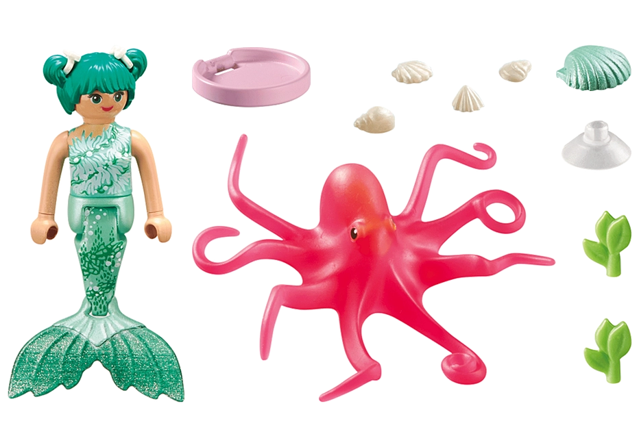 Princess Magic | Mermaid with Octopus