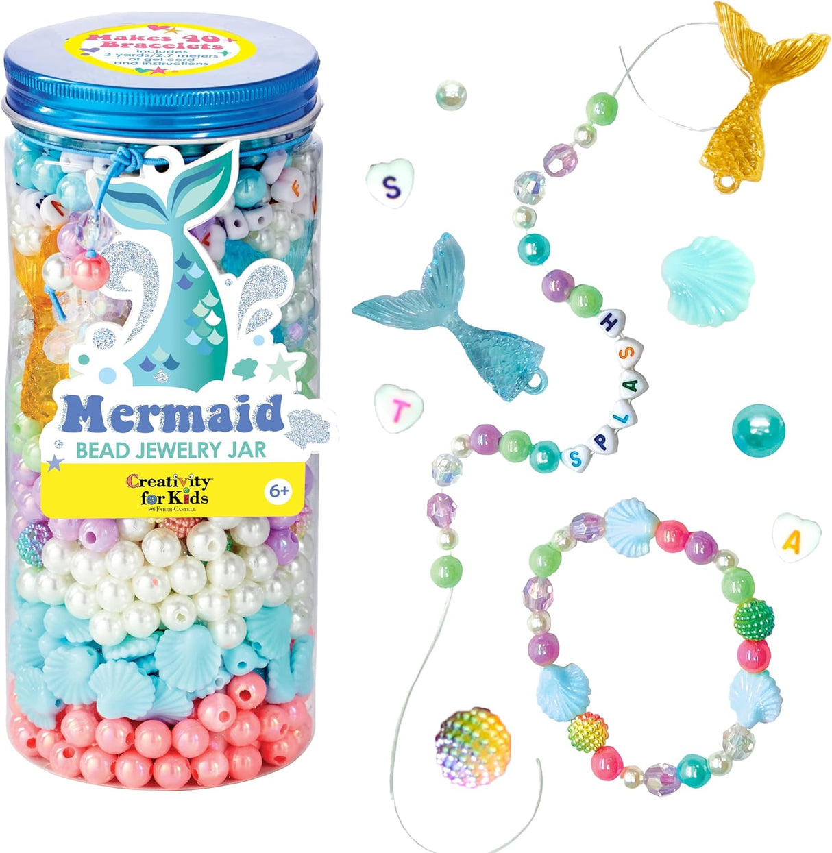 Bead Jewelry Jar | Mermaid