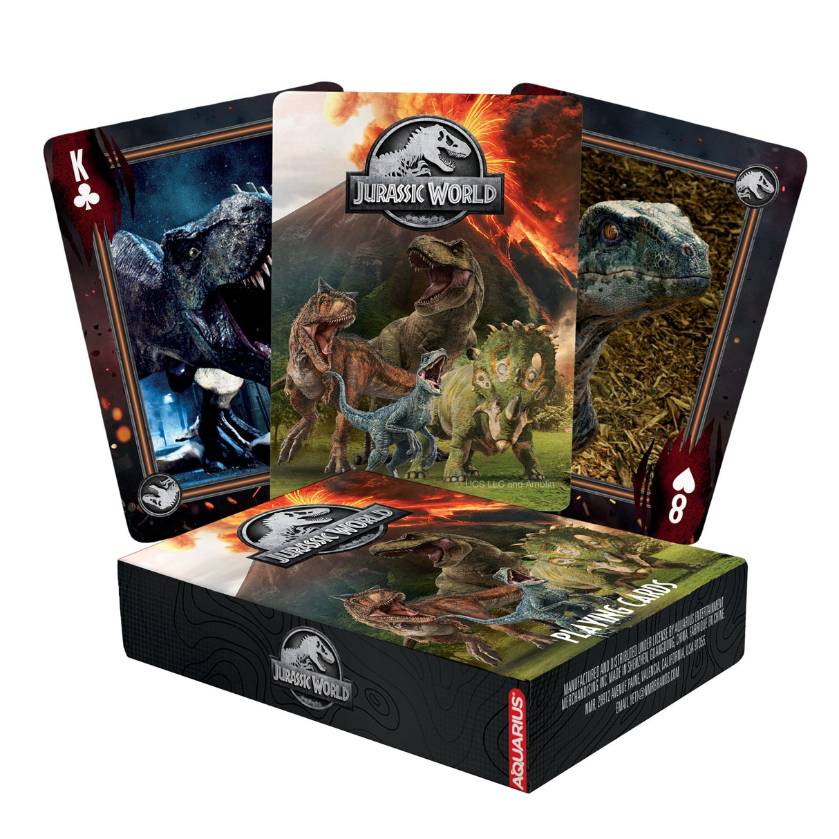 Jurassic World Playing Cards