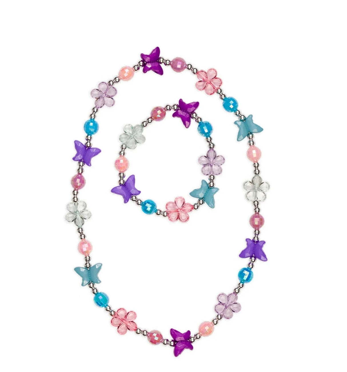 Flutter Me By Necklace & Bracelet Set