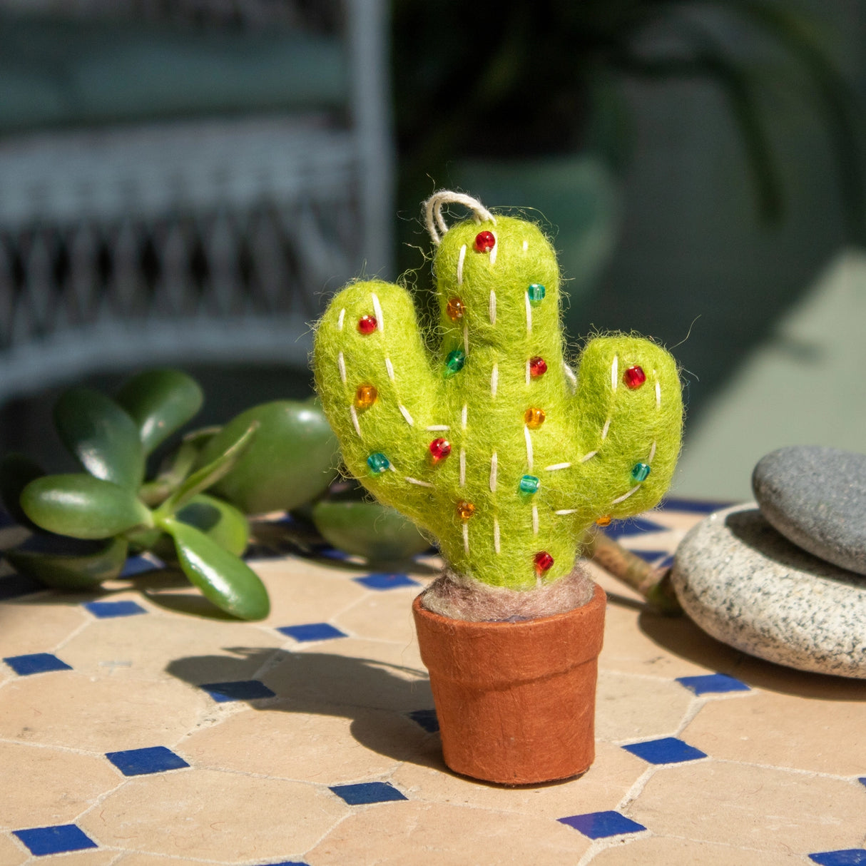 Cactus Felt Ornament