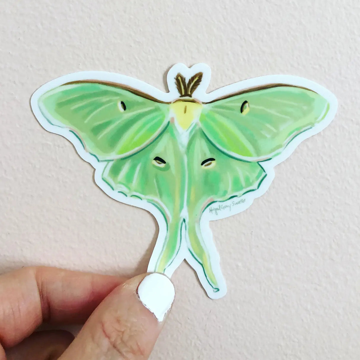 Luna Moth Sticker