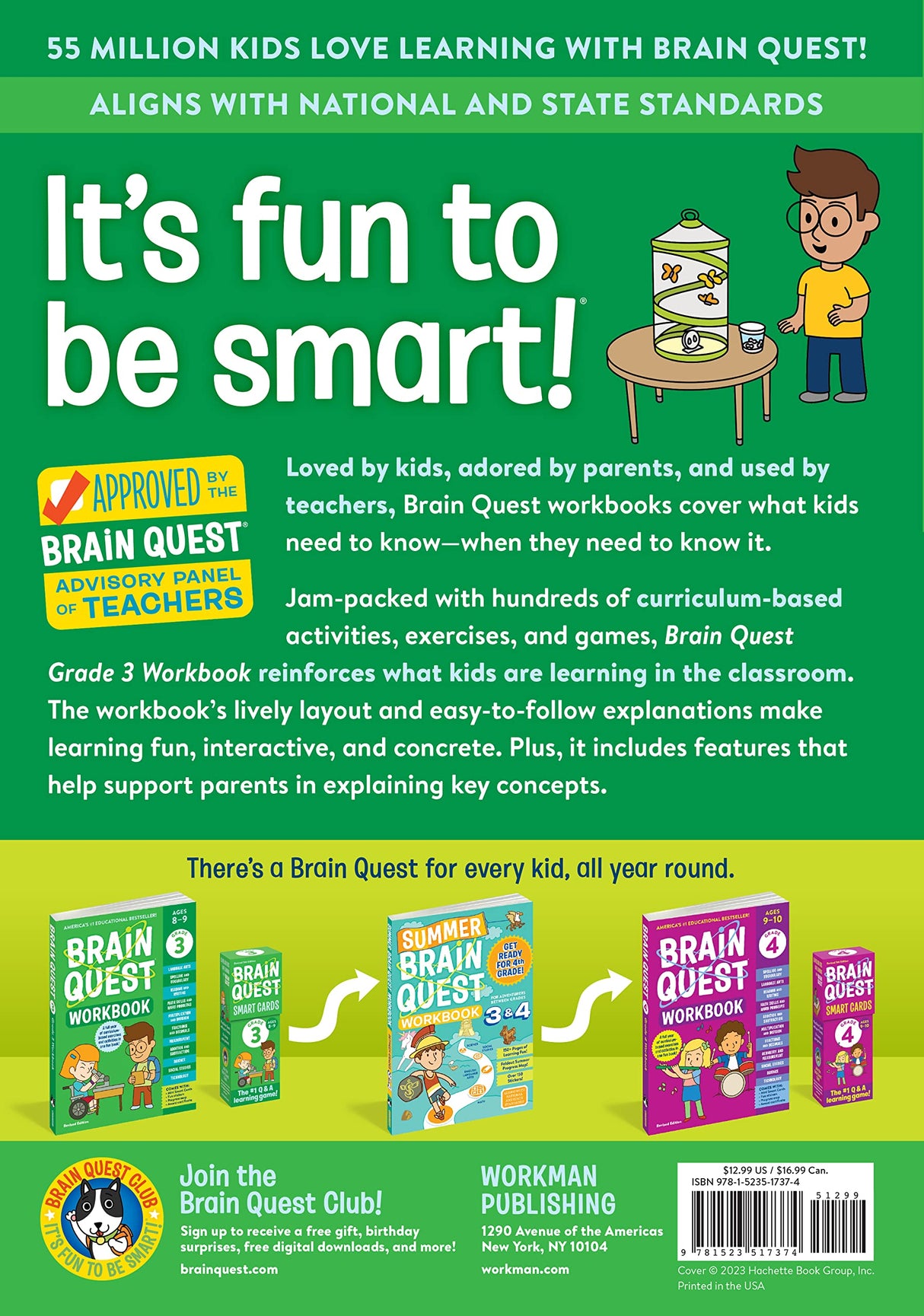 Brain Quest Workbook Grade 3