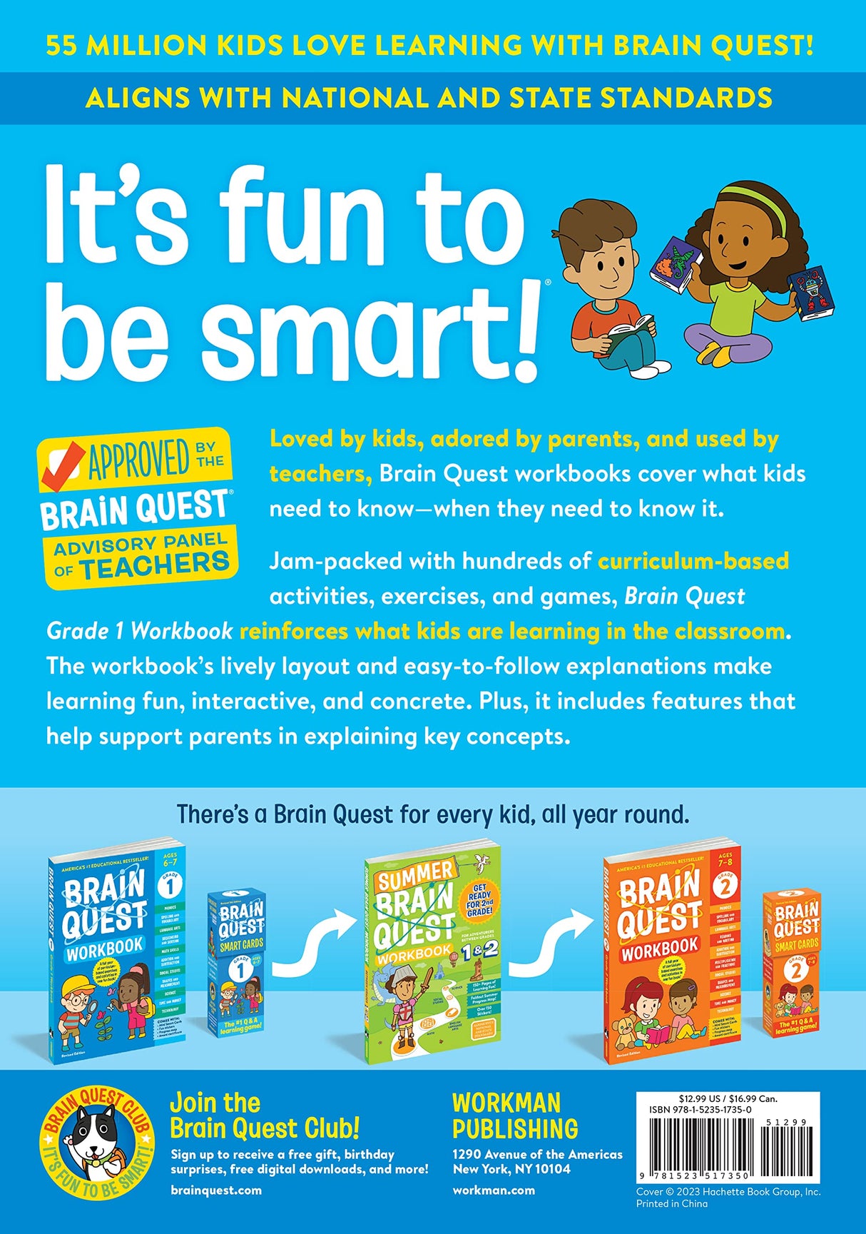 Brain Quest Workbook Grade 1