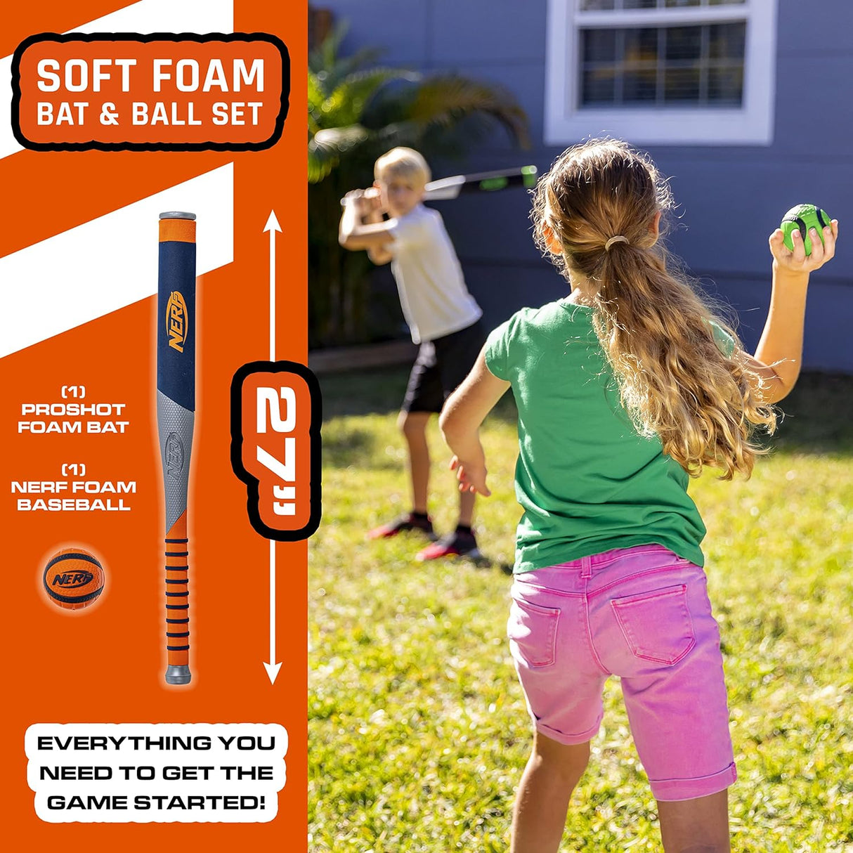 Nerf Proshot Foam Bat Set