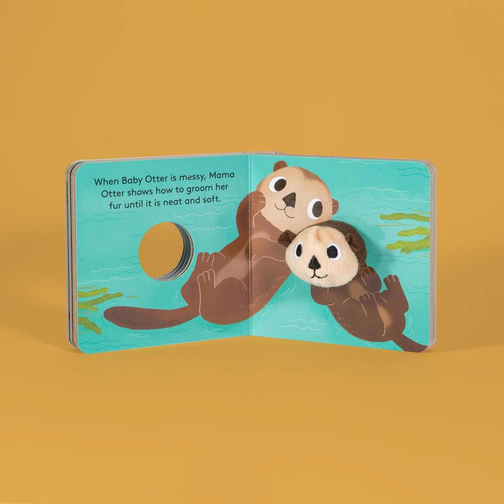 Baby Otter with Finger Puppet