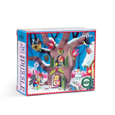 36pc Woodland Holiday Mini Puzzle