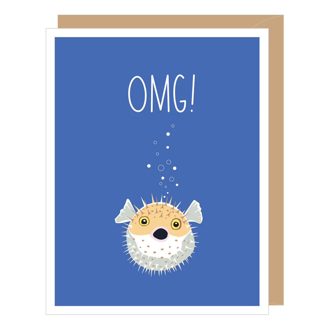 Blowfish Birthday Card