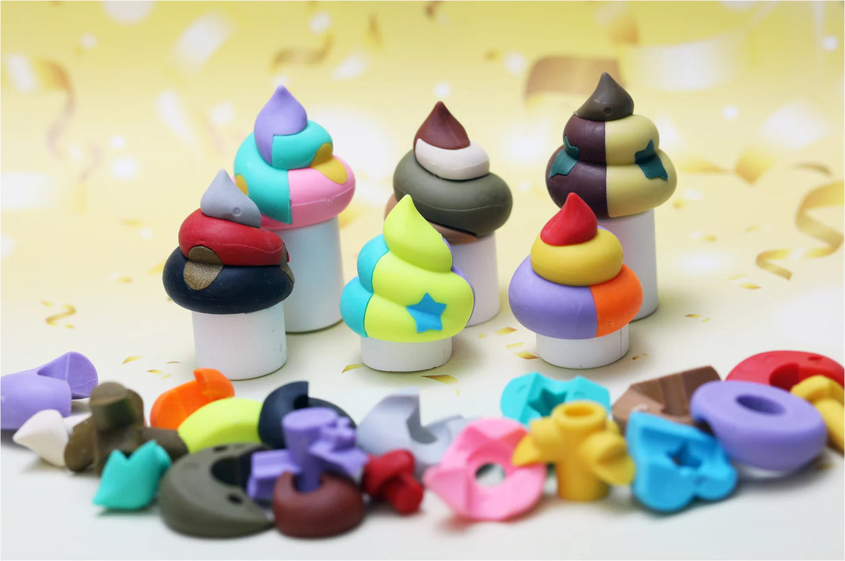 Japanese Eraser Rainbow Unchi Poop