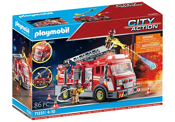 City Action | Fire Truck with Flashing Lights