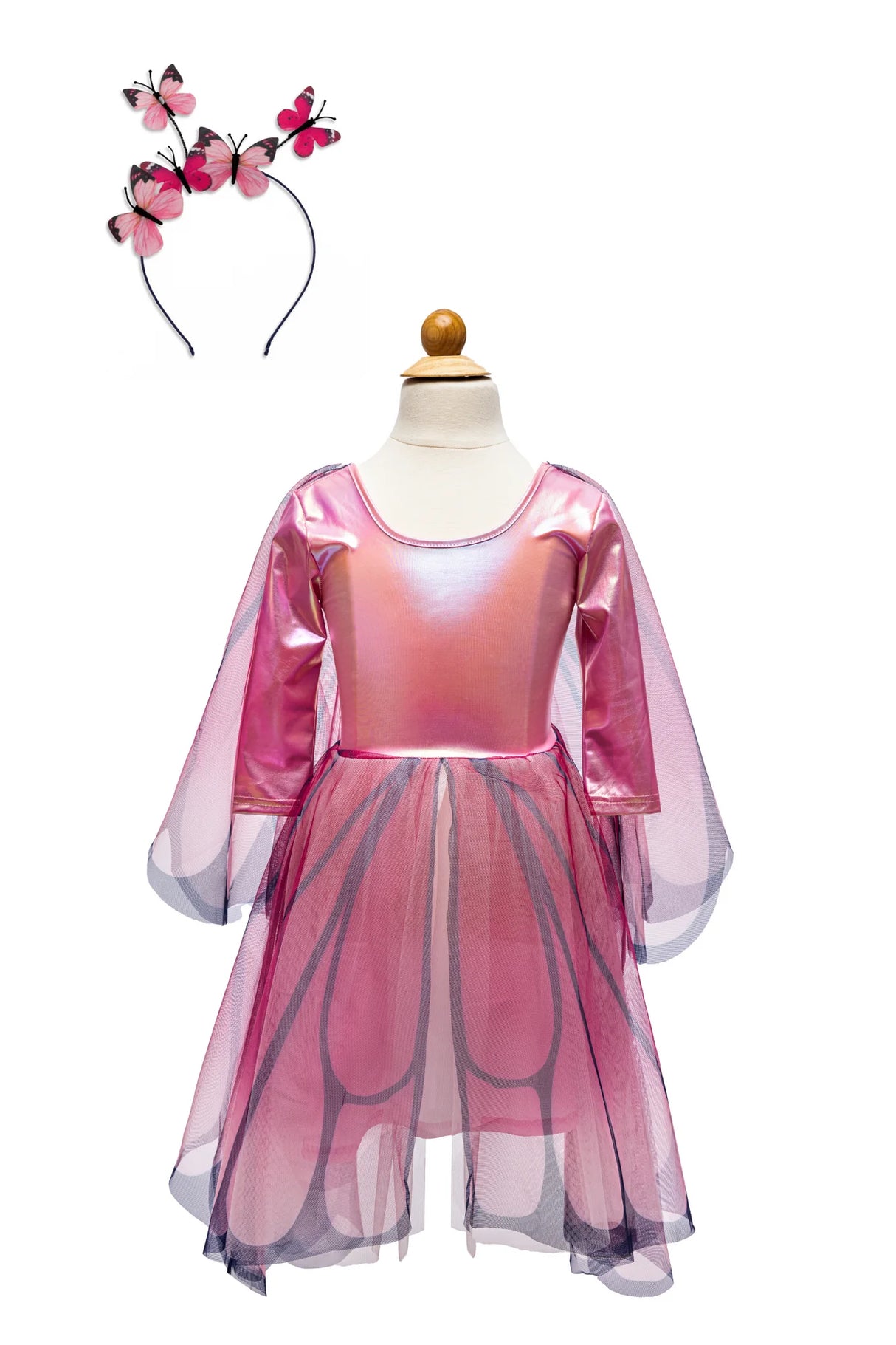 Butterfly Twirl Dress & Wings | Pink