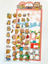 Bear Party Stickers