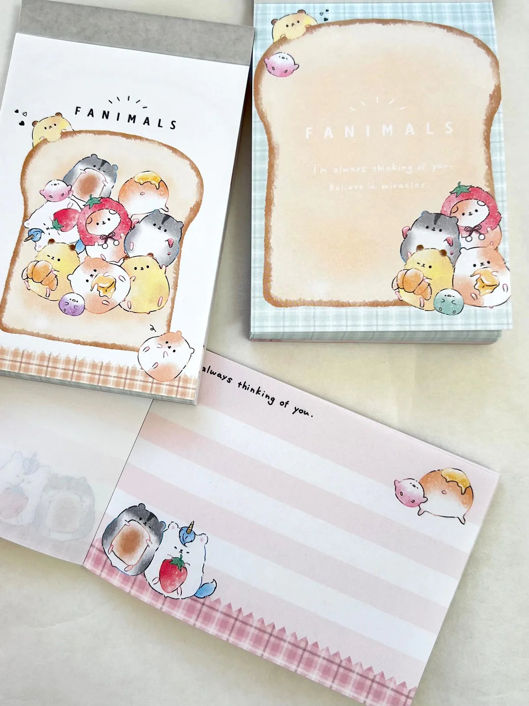 Mini Notepad | Fanimals Animal Toast