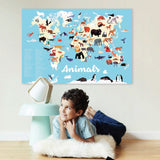 Poppik Discovery Poster Animals of the World