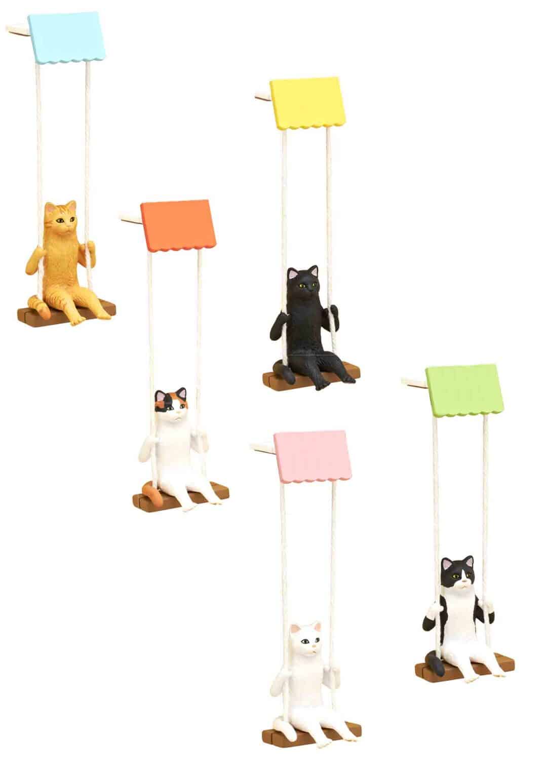 Cat on a Swing Blind Box