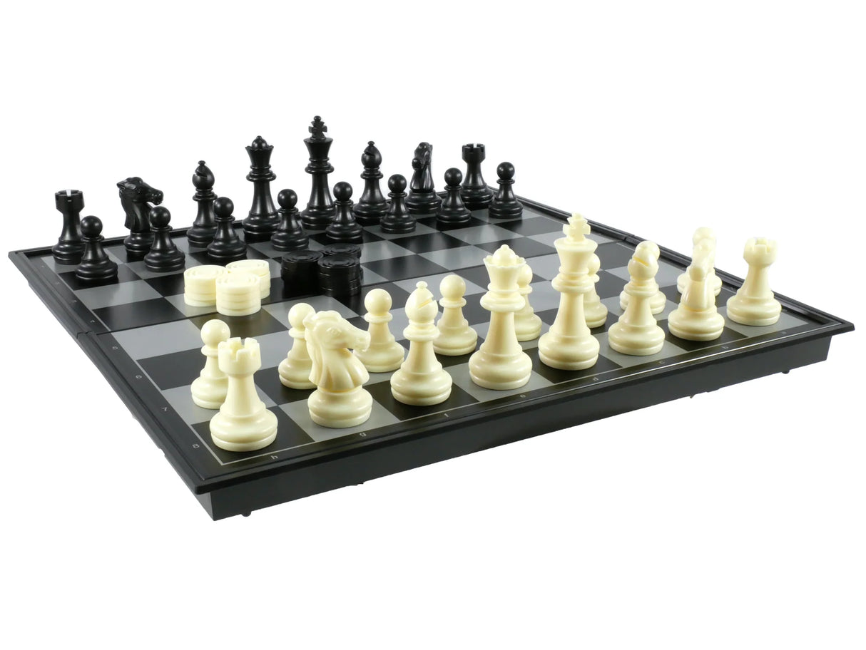 Magnetic Chess & Checkers Set