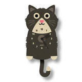 Wood Pendulum Clock | Kitten