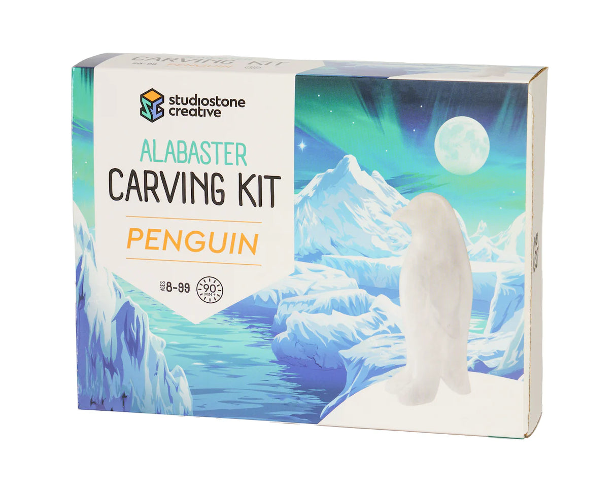 Soapstone Carving Kit | Penguin