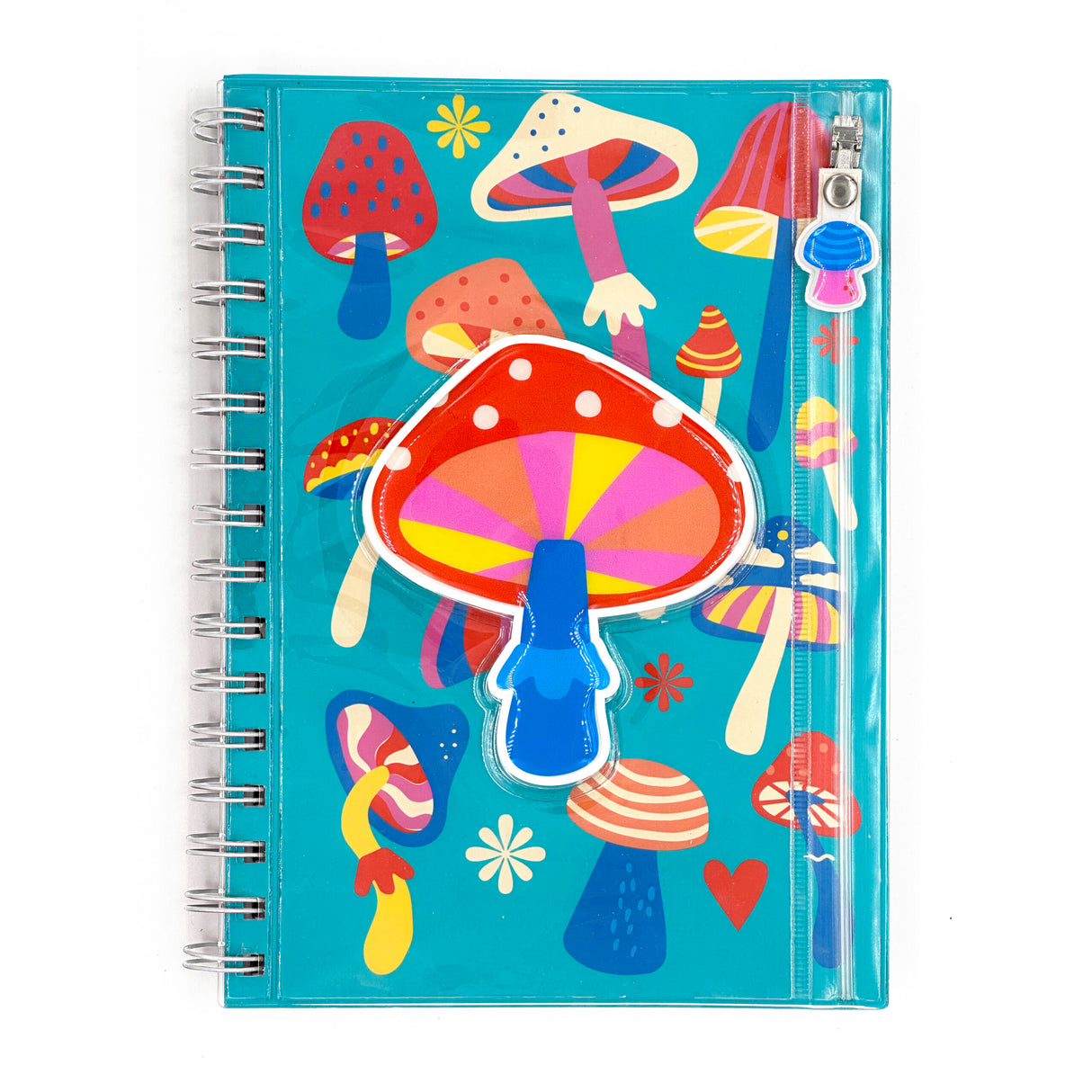 Mushrooms Pencil Pouch Journal