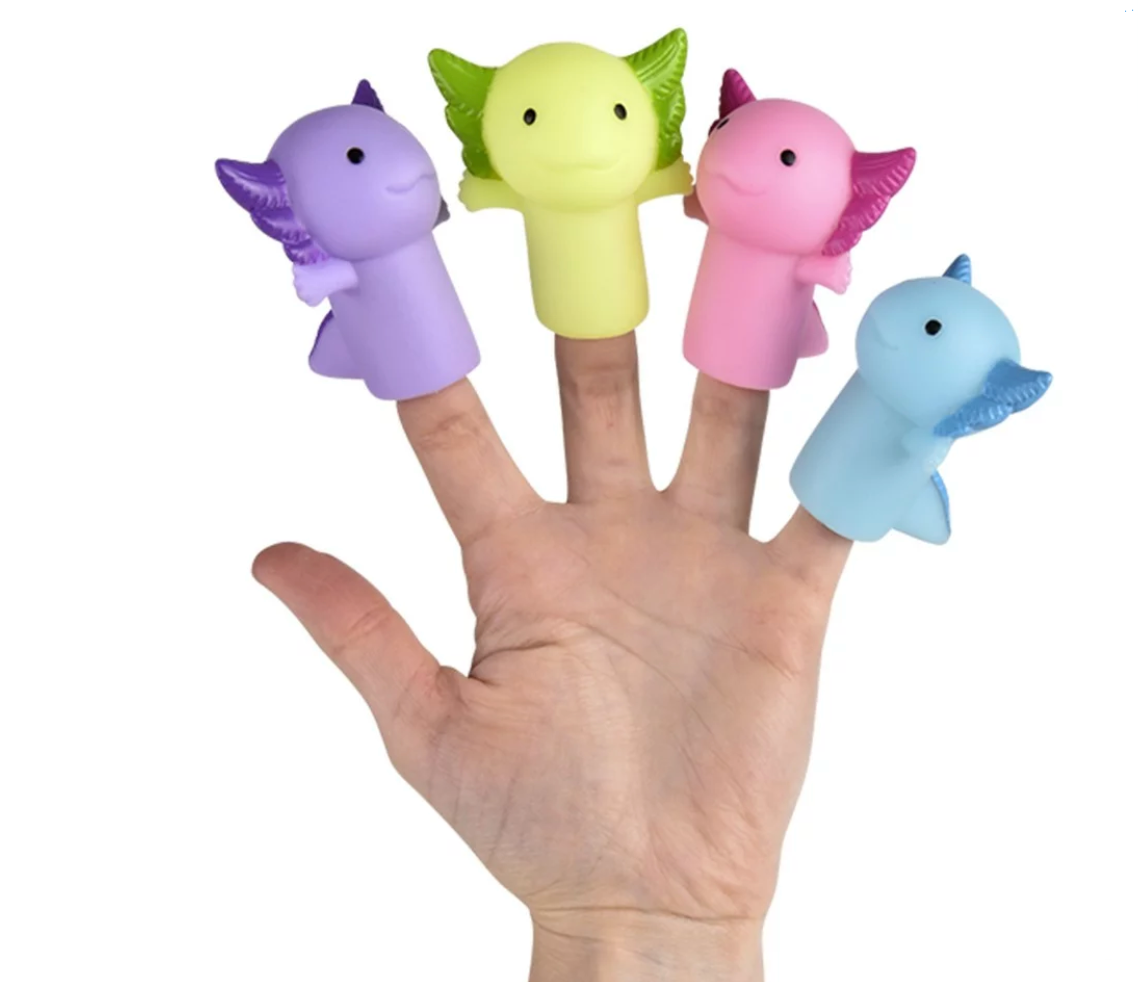 Axolotl Finger Puppet