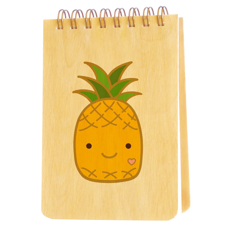 Mini Wood Notebook | Pineapple