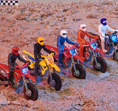 Supercross Motorcycle 1:24